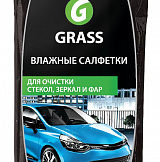 Влажные салфетки для очистки стекол, зеркал и фар
