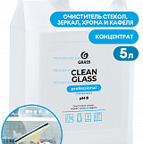 Средство для очистки стекол и зеркал Clean glass concentrate Professional канистра 5 кг.
